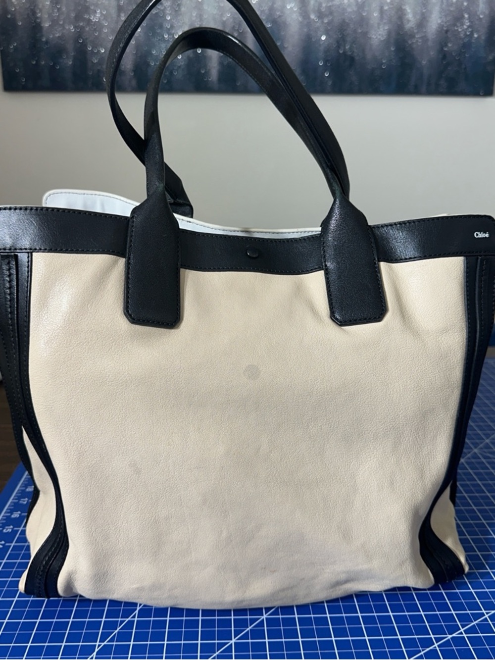 ✨ CHLOE "Alison" Large Calfskin Tote | Premium Suede Interior, Free Shipping!📦 - Picture 2 of 10